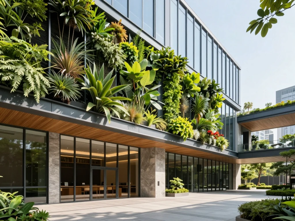 Biophilic design philosophy showcasing natural elements integrated into modern architecture
